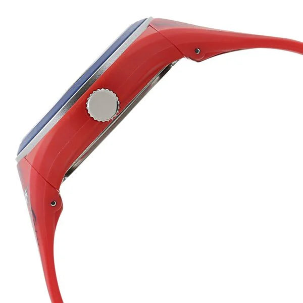 Zoop C4048PP15 Marvel Spider-Man Quartz Analog Red Dial Red PU Strap Kids Watch