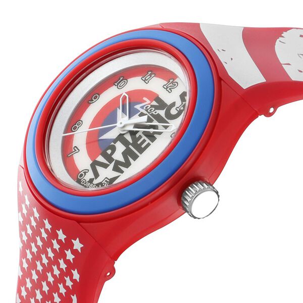 Zoop NPC4048PP30 Quartz Analog Red Dial PU Strap Watch for Kids