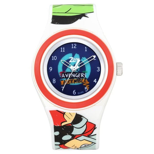 Zoop NPC4048PP46 Kids Analog Quartz Multicolour Dial PU Strap Watch by Titan
