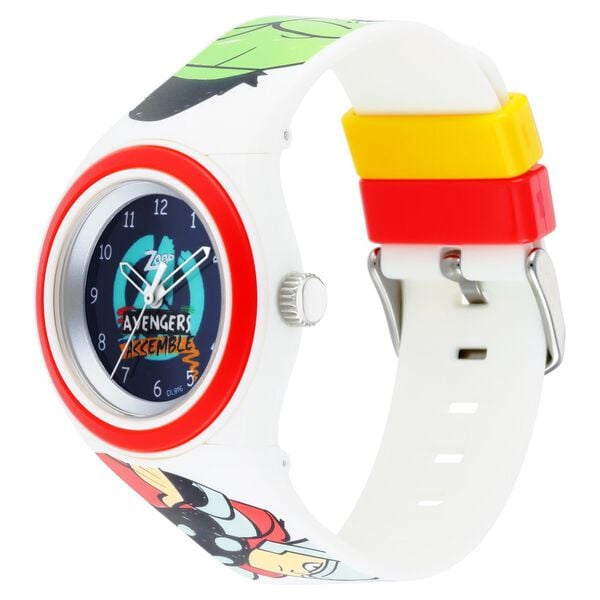 Zoop NPC4048PP46 Kids Analog Quartz Multicolour Dial PU Strap Watch by Titan