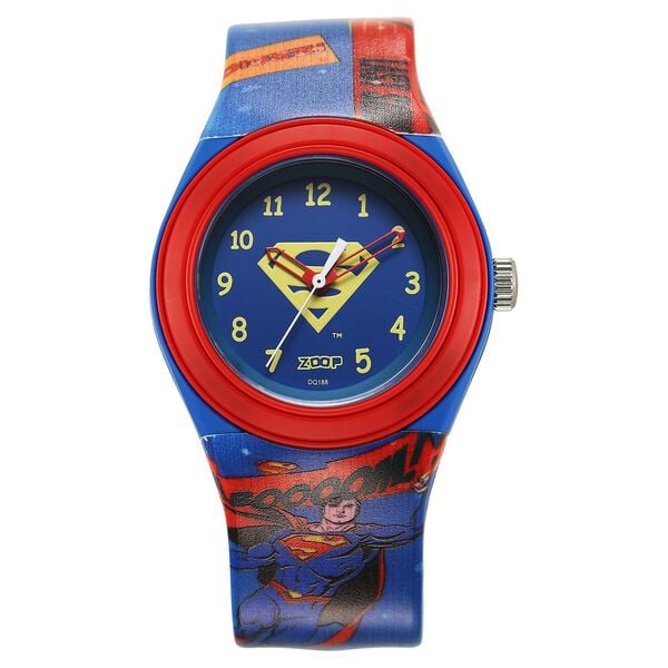 Zoop C4048PP56 Kids Analog Quartz Blue Dial Multicoloured Strap Watch