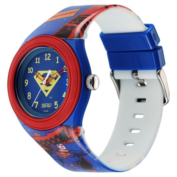 Zoop C4048PP56 Kids Analog Quartz Blue Dial Multicoloured Strap Watch