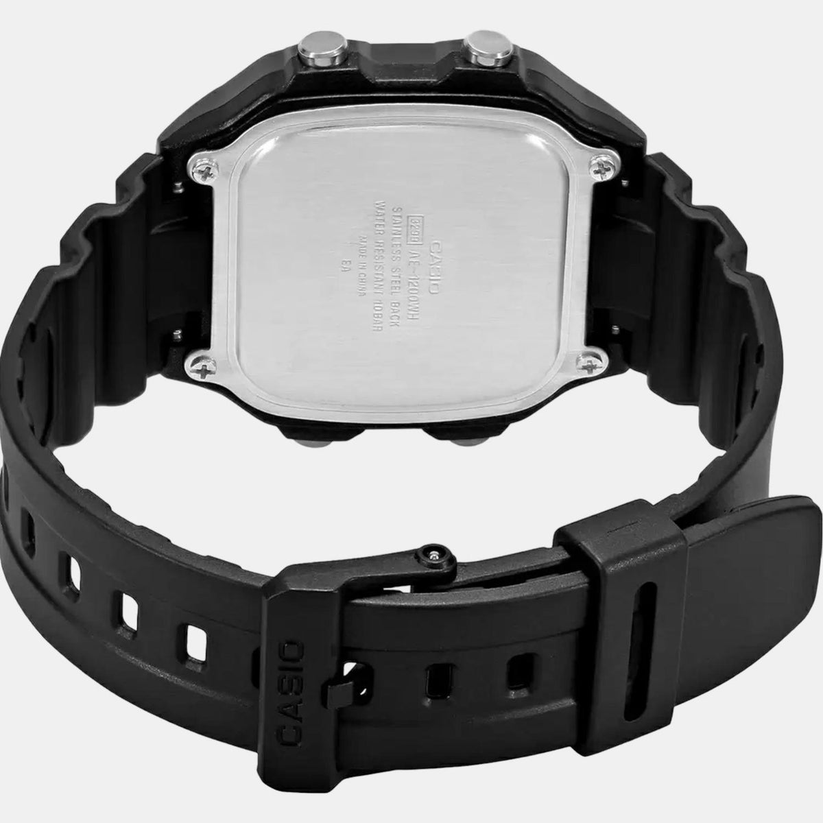 Casio D097 Digital Quartz Youth Unisex Watch with World Time, LED Light