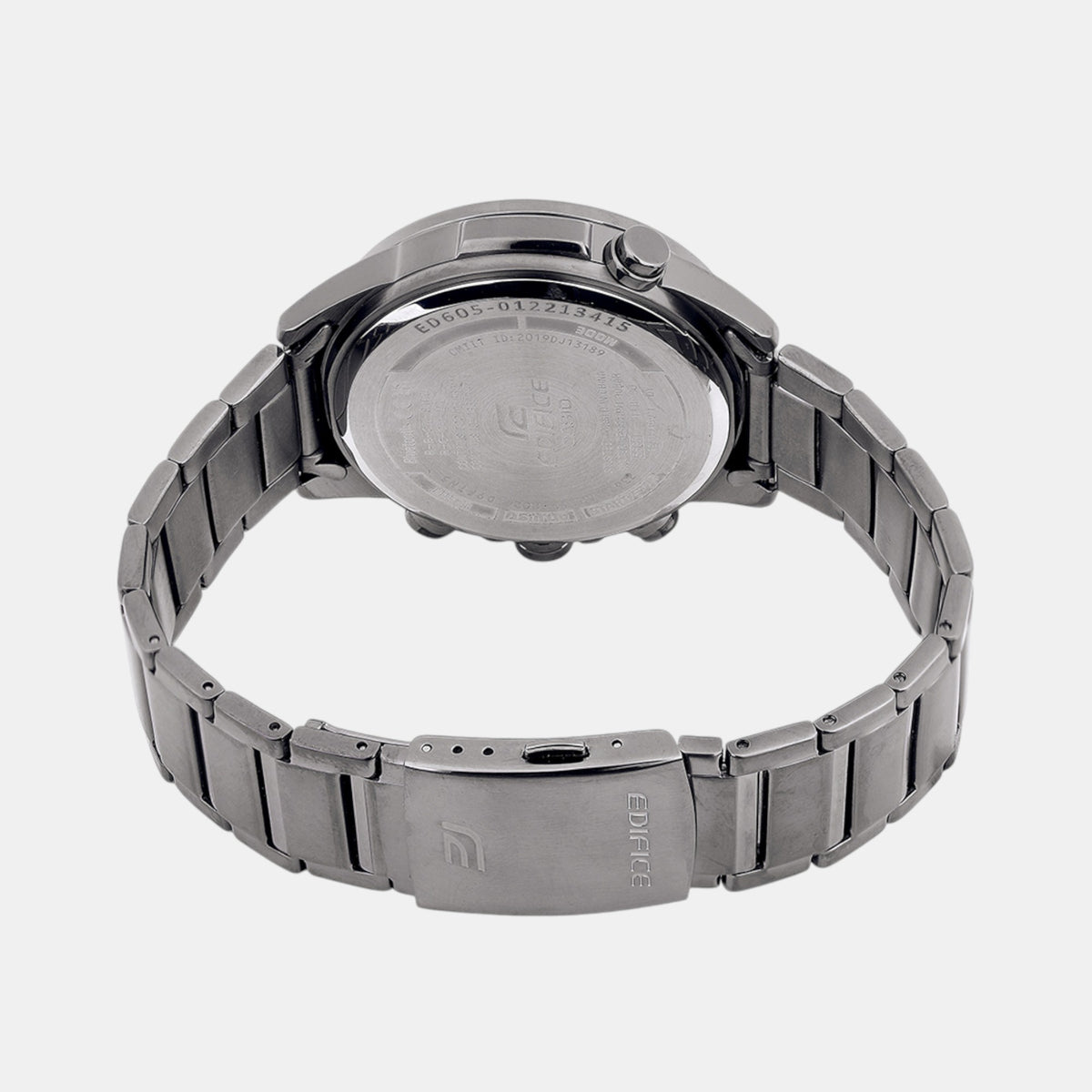Casio ED605 Analog-Digital Quartz Men’s Edifice Watch | Grey Dial | Stainless Steel/Resin Strap | Bluetooth & Chronograph