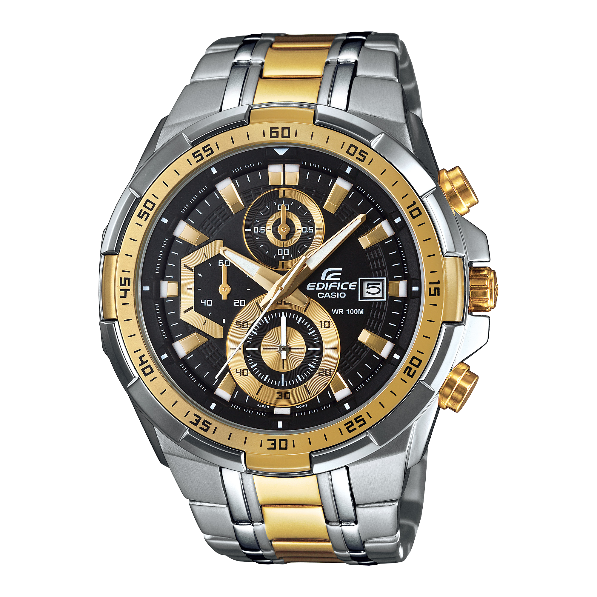 Casio EX188 Quartz Edifice Two-Tone Chronograph Watch for Men