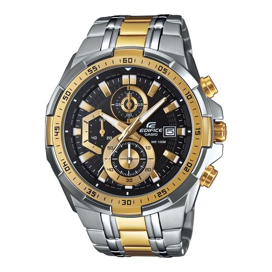Casio EX188 Quartz Edifice Two-Tone Chronograph Watch for Men