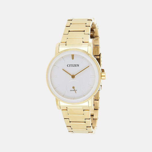 Citizen EQ9062-58A Quartz Analog White Dial with Stainless Steel Watch for Women