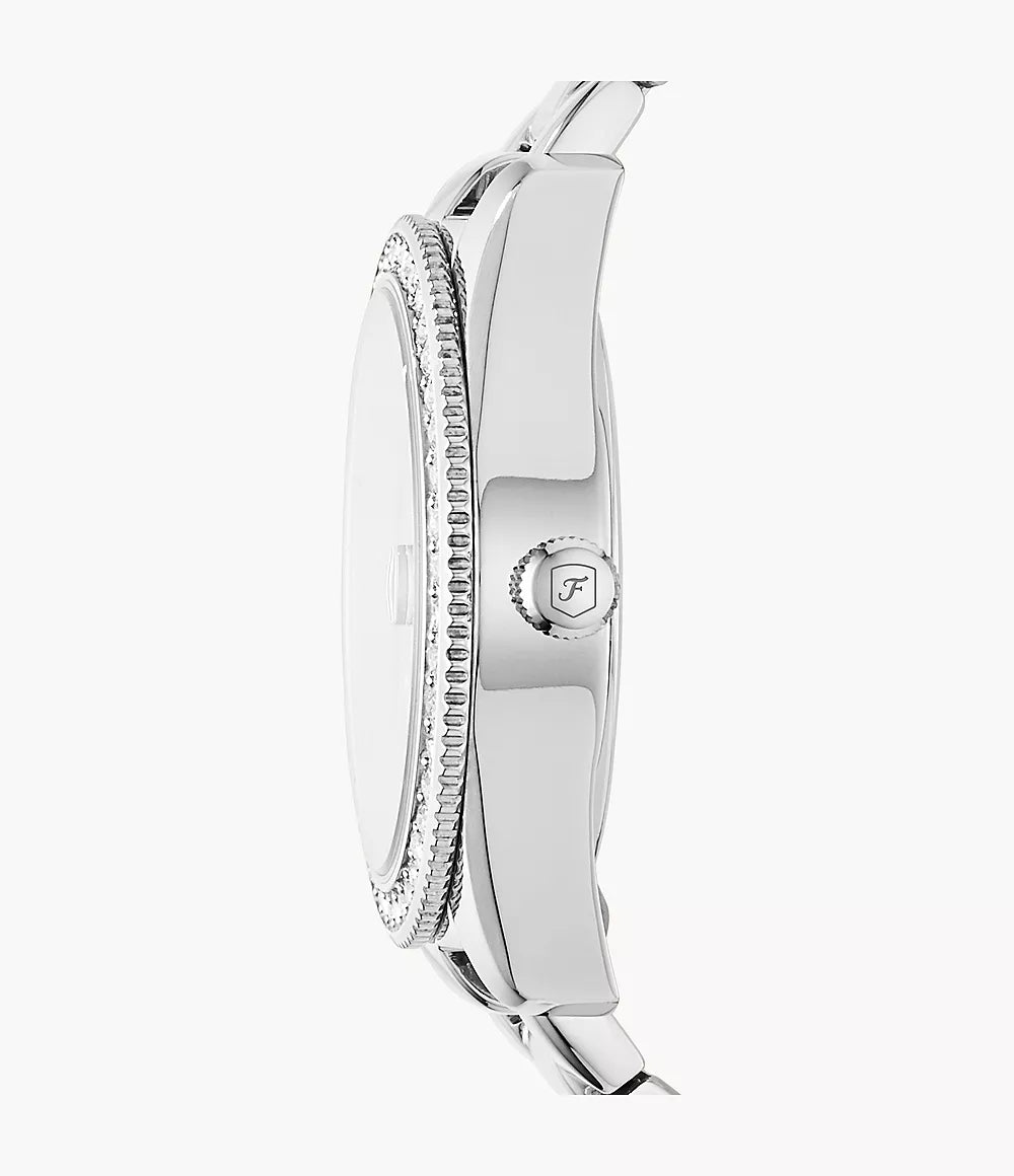 Fossil ES4317I stainless steel bracelet close up