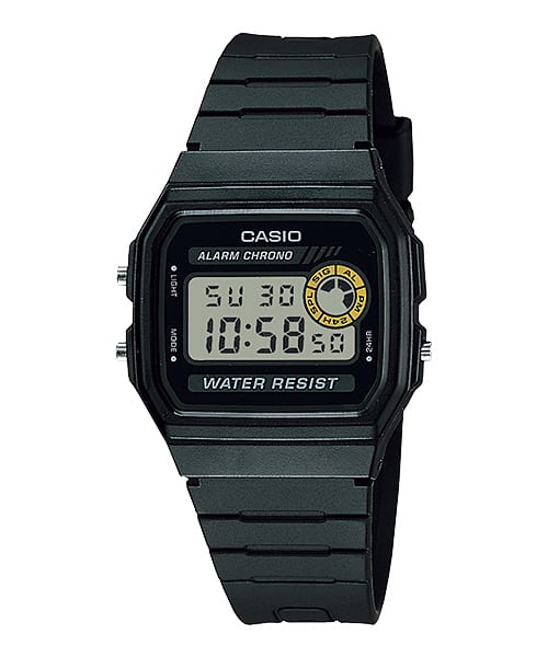 Casio D052 Youth Unisex Quartz Digital Watch with Black Resin Case & Strap