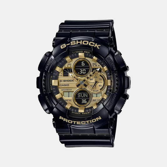 Casio G1021 G-Shock Men’s Analog-Digital Quartz Watch with Black & Gold Dial & Black Resin Strap
