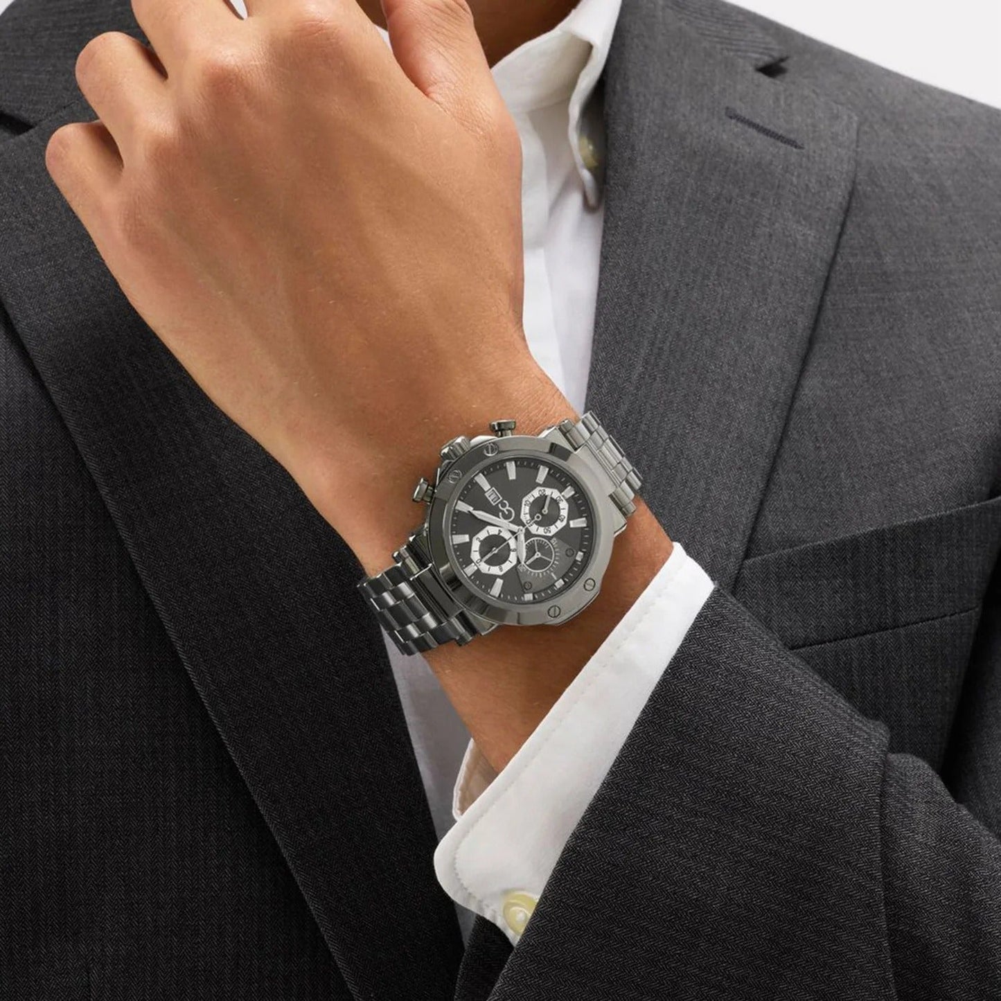 GC Z75001G2 TechnoForce Chrono Men's Swiss Made Gunmetal Chronograph Watch