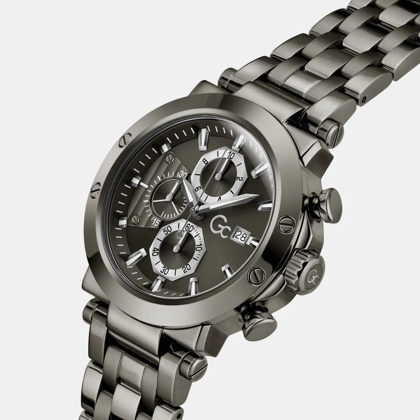 GC Z75001G2 TechnoForce Chrono Men's Swiss Made Gunmetal Chronograph Watch