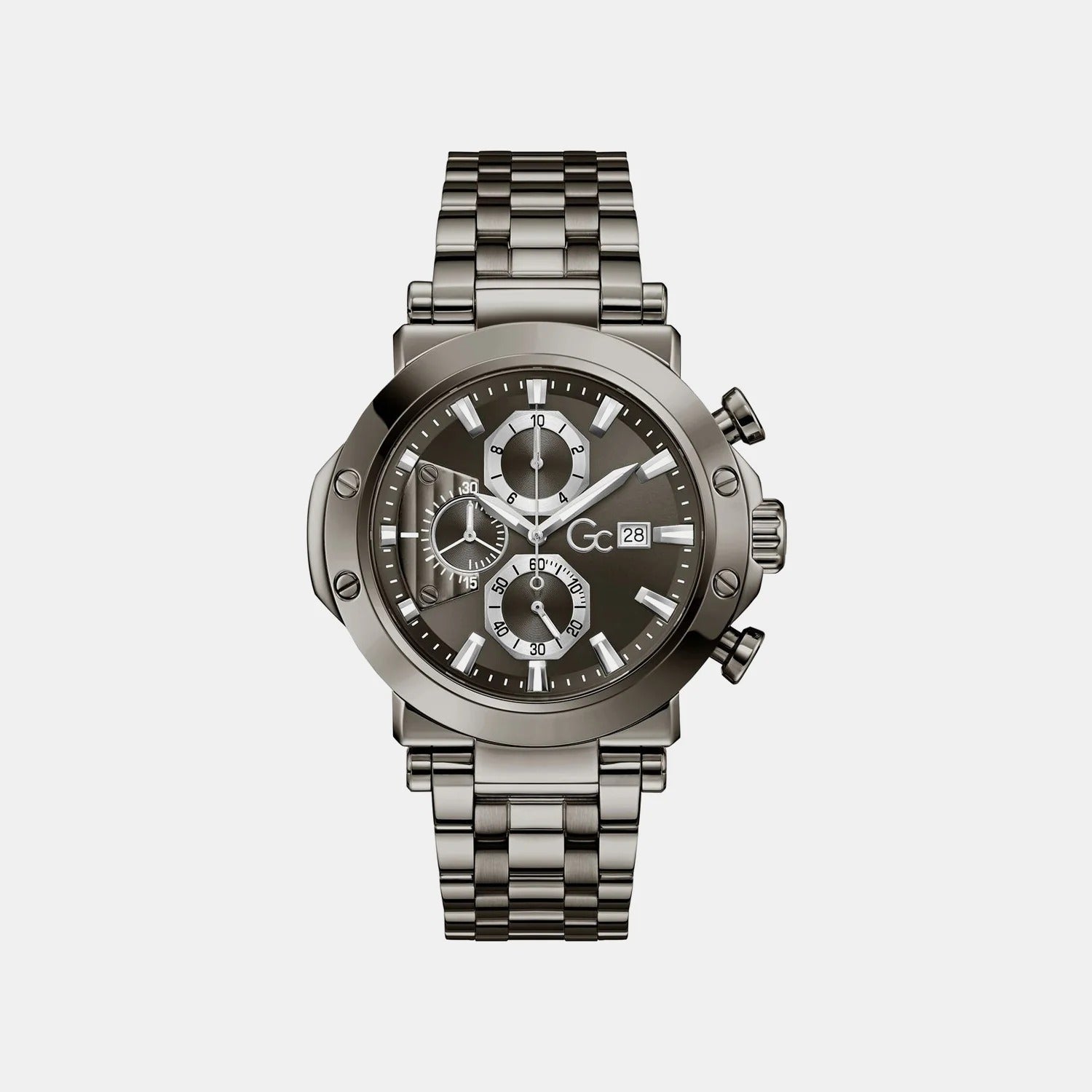 GC Z75001G2 TechnoForce Chrono Men's Swiss Made Gunmetal Chronograph Watch