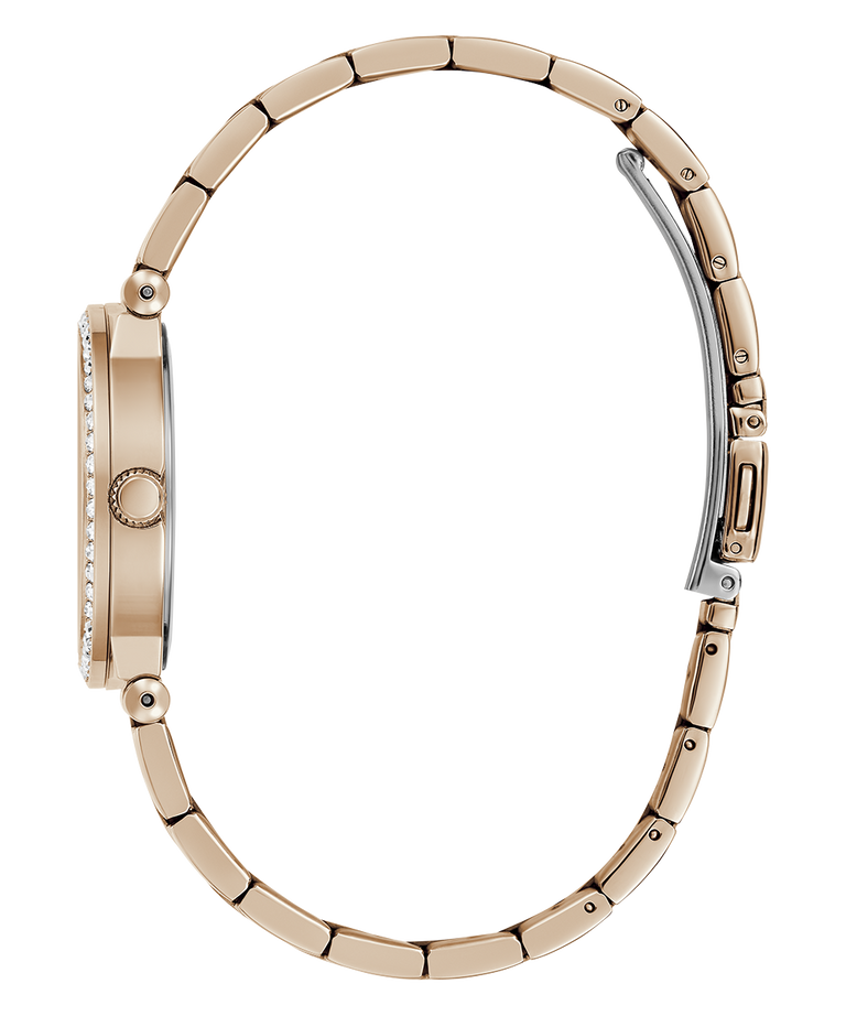 Guess GW0686L3 Analog Quartz Women Rose Gold Dial Rose Gold Stainless Steel Bracelet Watch
