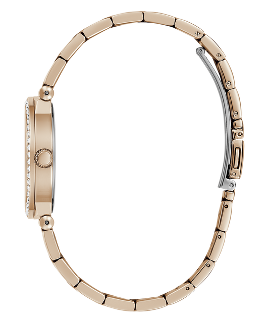 Guess GW0686L3 Analog Quartz Women Rose Gold Dial Rose Gold Stainless Steel Bracelet Watch