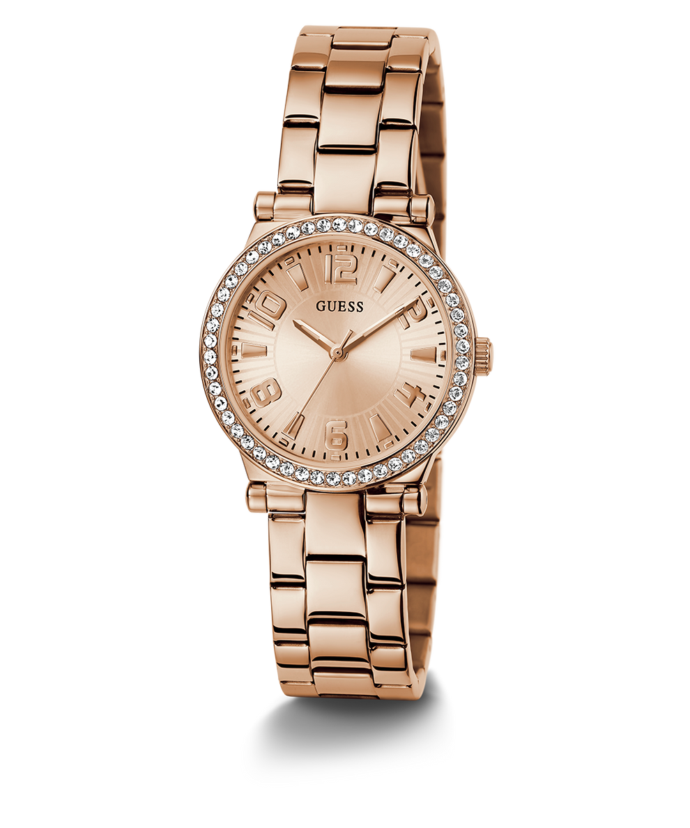 Guess GW0686L3 Analog Quartz Women Rose Gold Dial Rose Gold Stainless Steel Bracelet Watch
