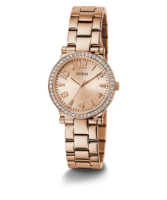 Guess GW0686L3 Analog Quartz Women Rose Gold Dial Rose Gold Stainless Steel Bracelet Watch