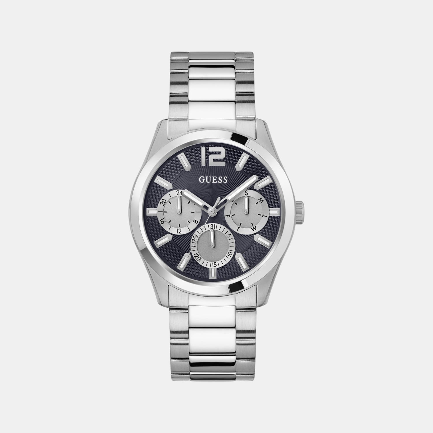Guess GW0707G1 Quartz Analog Navy Blue Dial Men’s Watch with Stainless Steel Strap