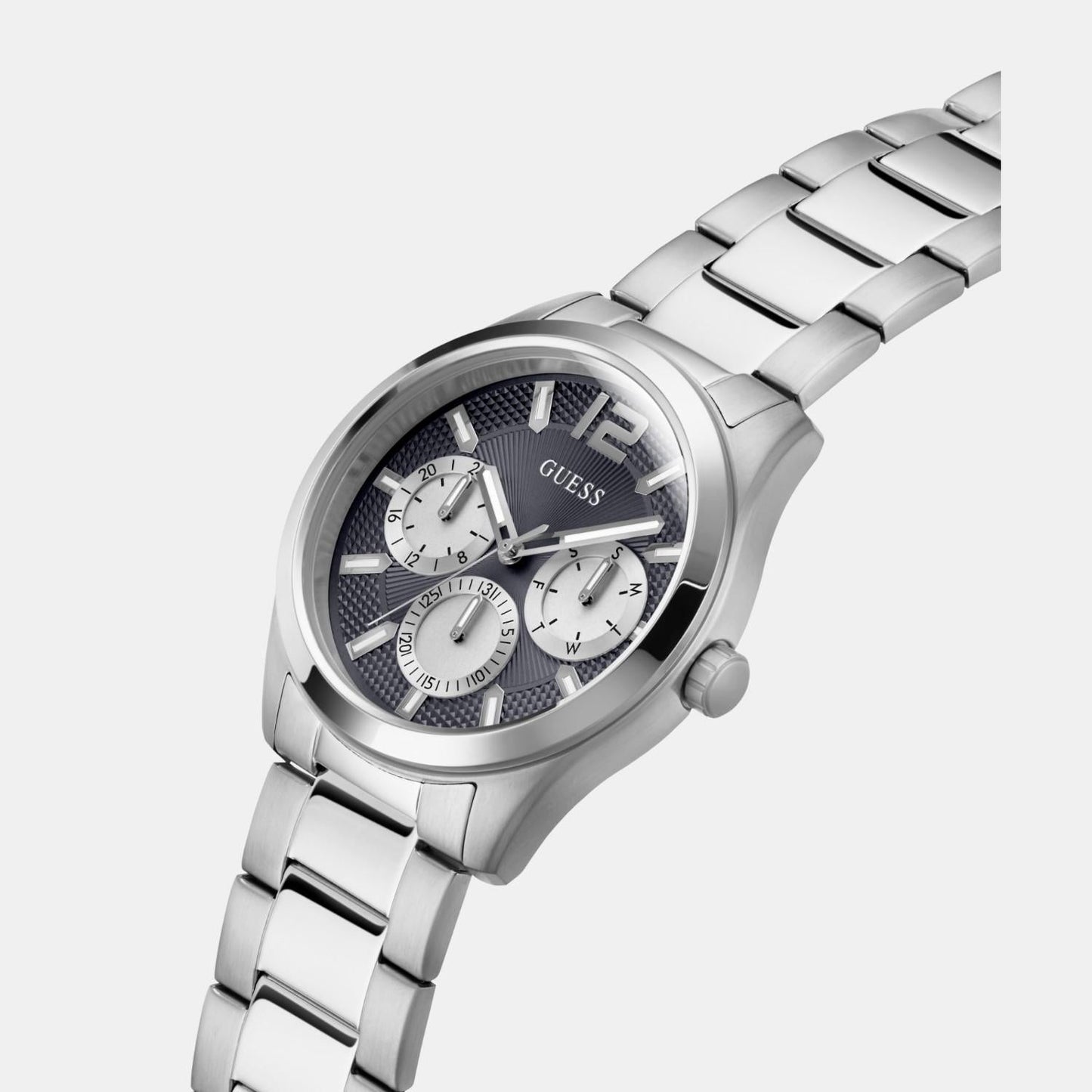 Guess GW0707G1 Quartz Analog Navy Blue Dial Men’s Watch with Stainless Steel Strap