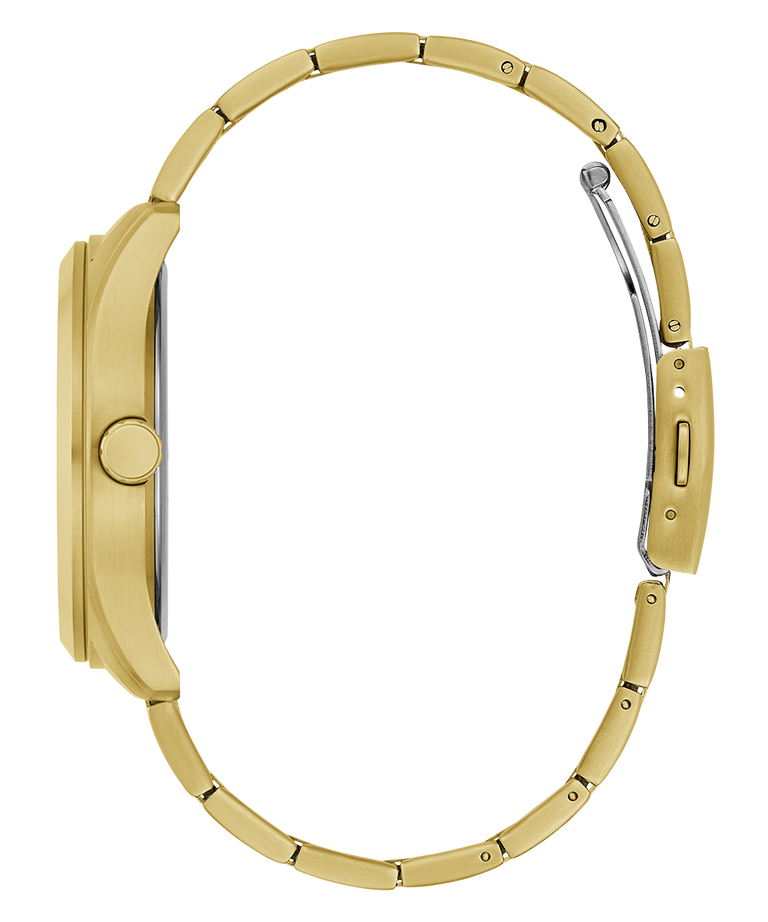 Guess GW0707G3 Analog Quartz Men Gold Dial Gold Stainless Steel Bracelet Watch
