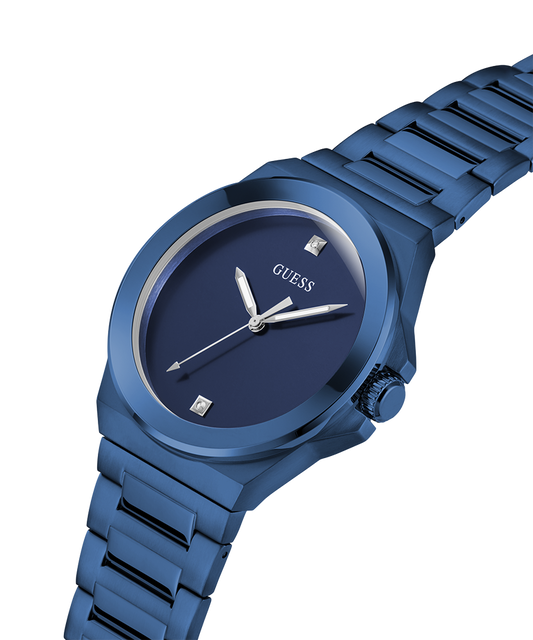Guess GW0833G1 Analog Quartz Men Blue Dial Blue Stainless Steel Bracelet Watch