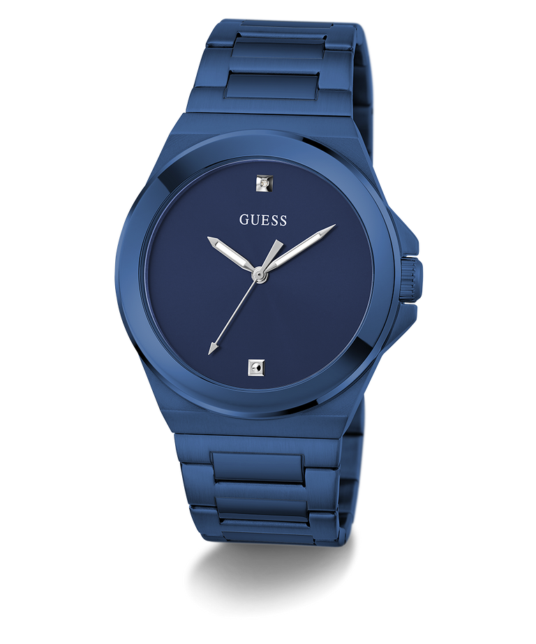Guess GW0833G1 Analog Quartz Men Blue Dial Blue Stainless Steel Bracelet Watch