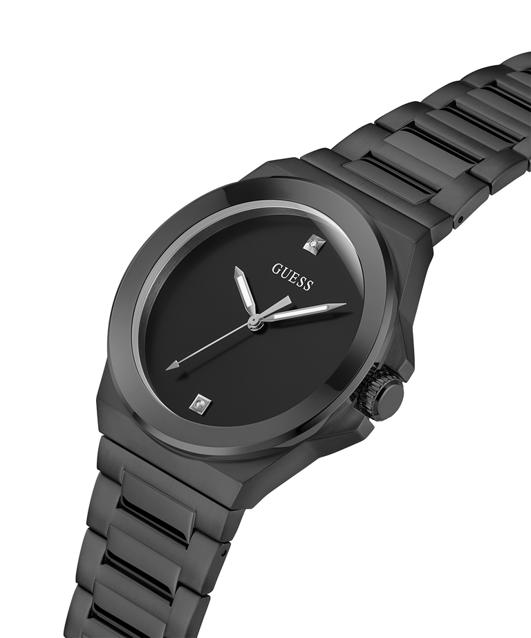 Guess GW0833G2 Analog Quartz Men Black Dial Black Stainless Steel Bracelet Watch