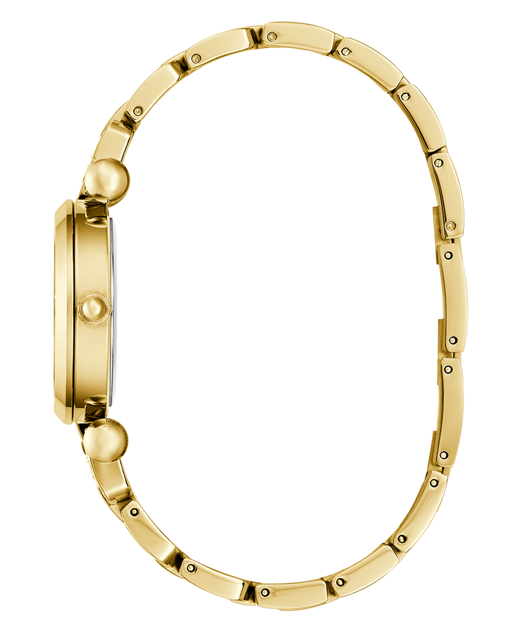 GUESS GW0869L4 Quartz Women’s Ginger Gold-Tone Analog Watch with Gold Dial & Stainless Steel Strap