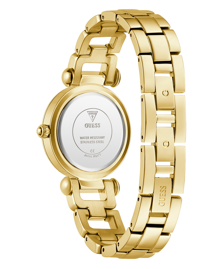 GUESS GW0869L4 Quartz Women’s Ginger Gold-Tone Analog Watch with Gold Dial & Stainless Steel Strap
