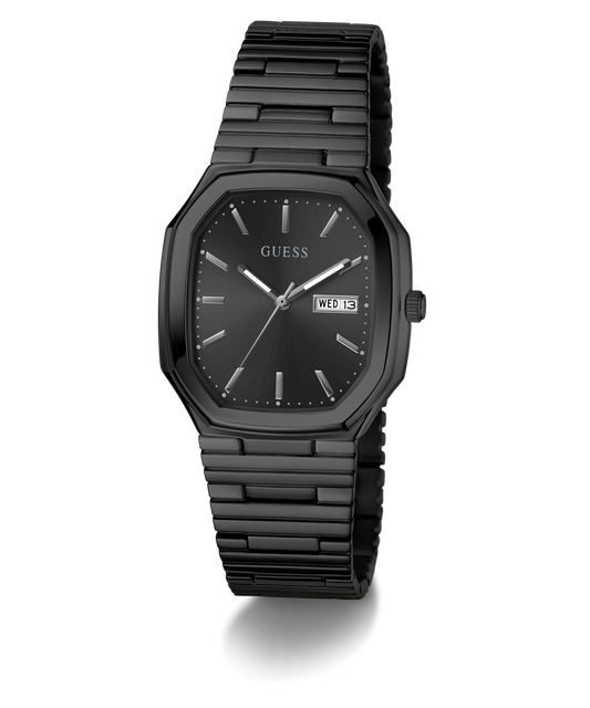 Guess GW0978G4 Analog Quartz Men Black Dial Black Stainless Steel Bracelet Watch