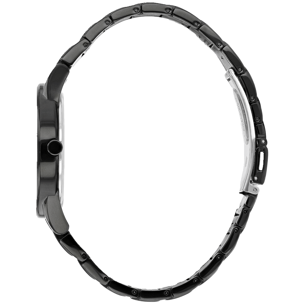 Citizen AU1065-58E Eco-Drive Quartz Analog Black Dial with Black Stainless Steel Watch for Men