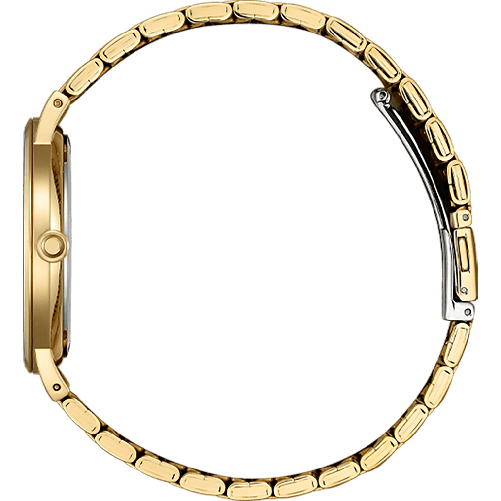 Citizen BI5123-52X Analog Quartz Men’s Watch | Green Dial | Rose-Gold Stainless Steel Bracelet | Date Display | 40 mm | 50 m Water Resistant