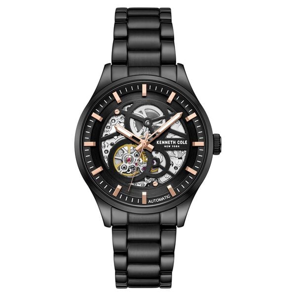 Kenneth Cole NTKCWGY0046403MN Automatic Men’s Black Dial Stainless Steel Analog Watch