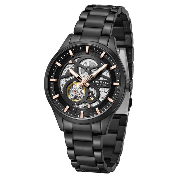 Kenneth Cole NTKCWGY0046403MN Automatic Men’s Black Dial Stainless Steel Analog Watch