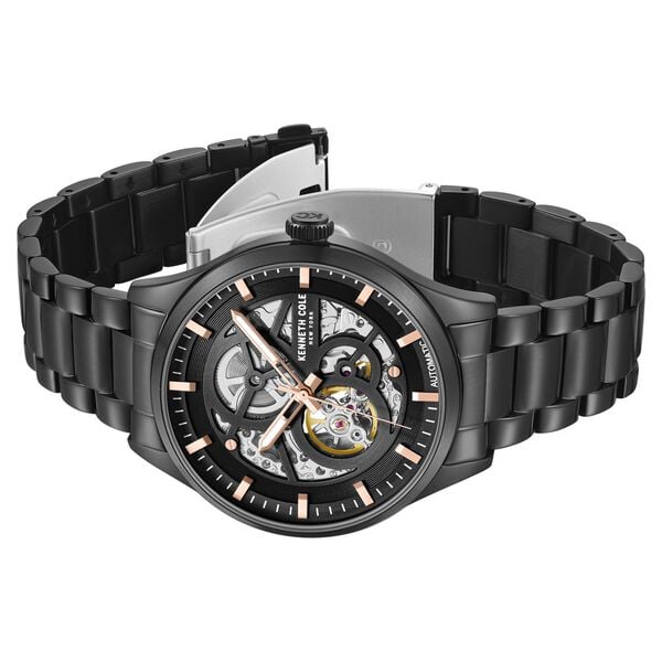 Kenneth Cole NTKCWGY0046403MN Automatic Men’s Black Dial Stainless Steel Analog Watch