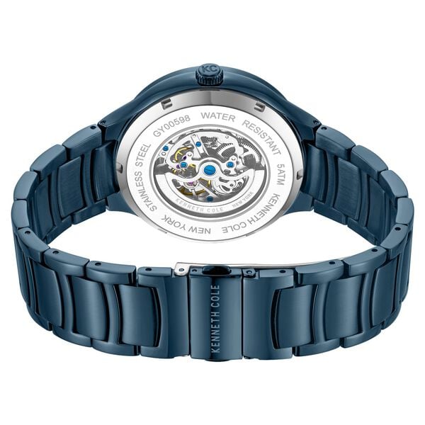 Kenneth Cole KCWGY0059802MN Automatic Men’s Blue-Dial Stainless Steel Analog Watch