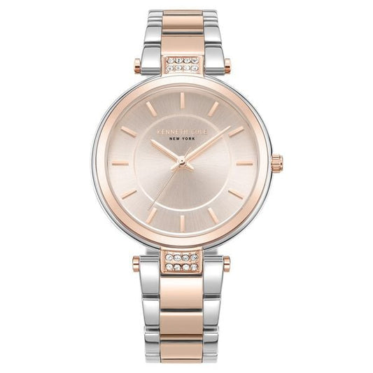 Kenneth Cole NTKCWLG0026701LD Quartz Women’s Classic Two-Tone Rose Gold & Silver Analog Watch