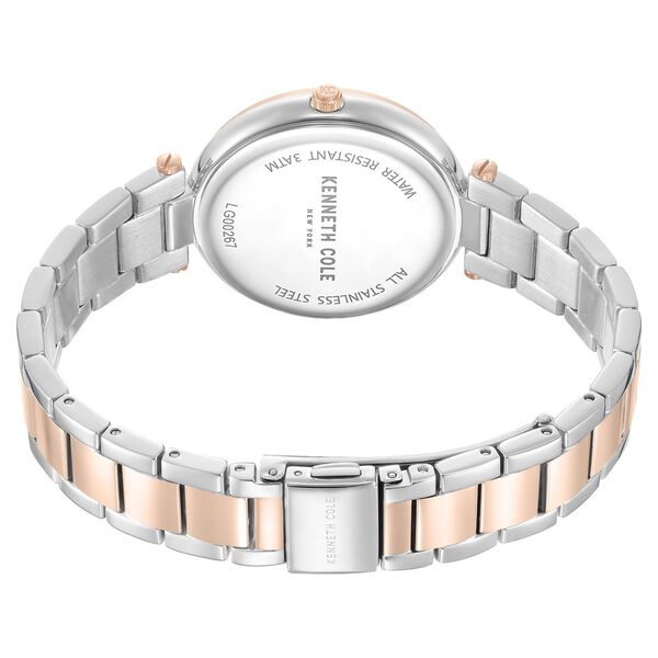 Kenneth Cole NTKCWLG0026701LD Quartz Women’s Classic Two-Tone Rose Gold & Silver Analog Watch