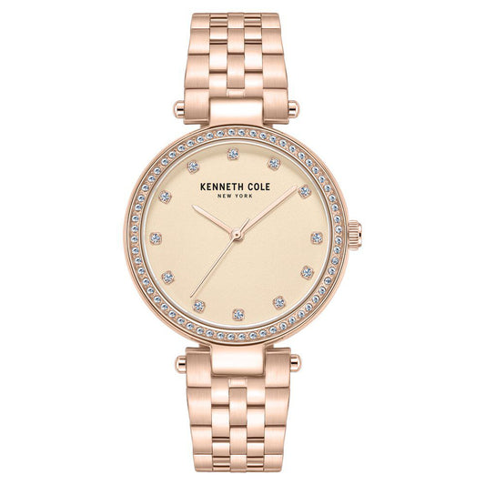 Kenneth Cole KCWLG0048502LD Quartz Rose Gold Dial Rose Gold Stainless Steel Women's Watch