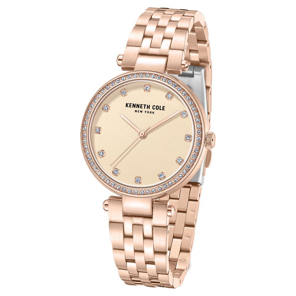 Kenneth Cole KCWLG0048502LD Quartz Rose Gold Dial Rose Gold Stainless Steel Women's Watch