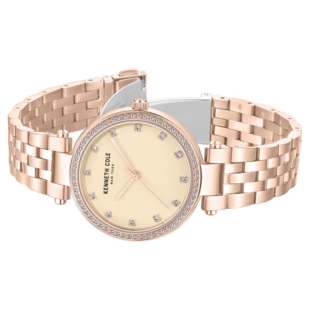 Kenneth Cole KCWLG0048502LD Quartz Rose Gold Dial Rose Gold Stainless Steel Women's Watch