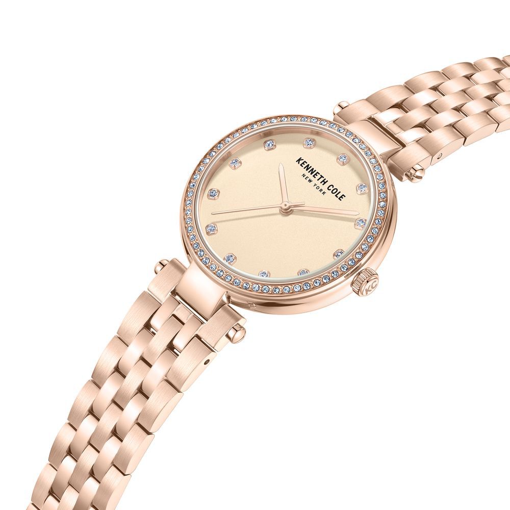 Kenneth Cole KCWLG0048502LD Quartz Rose Gold Dial Rose Gold Stainless Steel Women's Watch