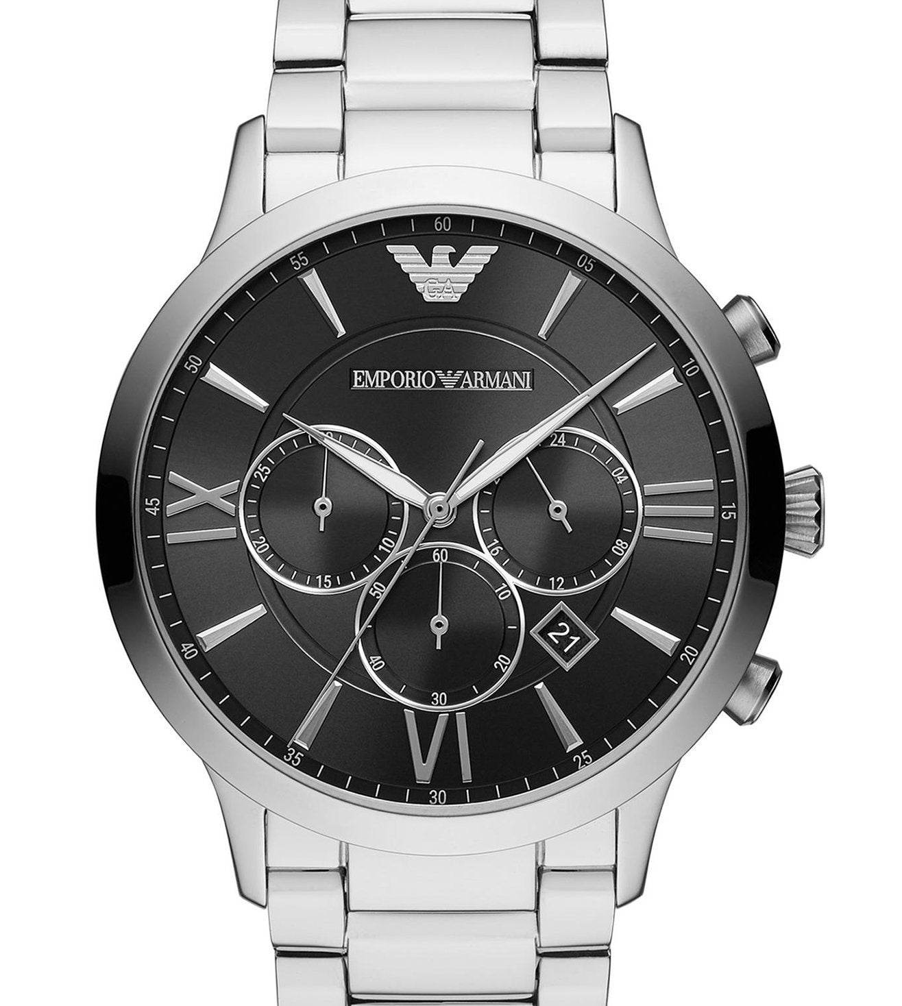 Emporio AR11208I Armani Giovanni Chronograph Black Dial Men’s Watch