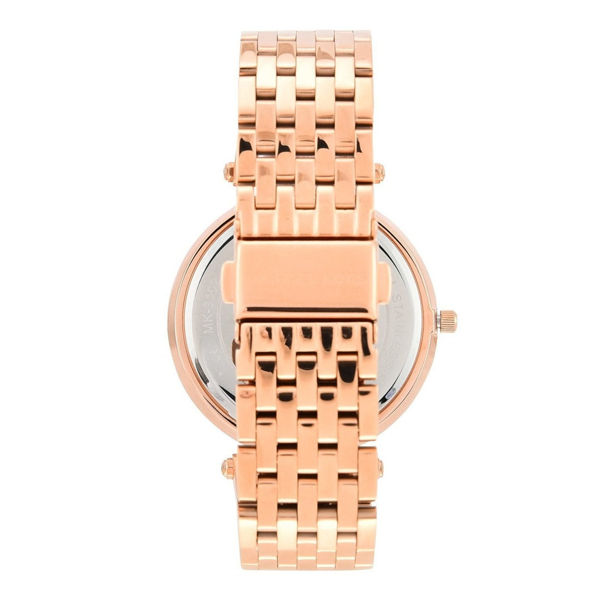 Michael Kors MK3192I Darci Quartz Rose Gold Dial Crystal Bezel Stainless Steel Women's Watch