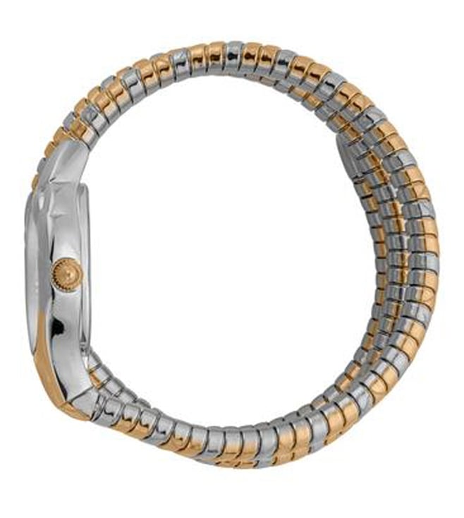 Just Cavalli JC1L189M0075 Women Quartz Silver Dial Two-Tone Stainless Steel Snake Watch