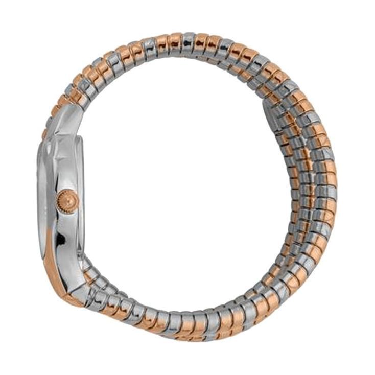 Just Cavalli JC1L189M0085 Women Quartz Silver Dial Two-Tone Stainless Steel Snake Watch