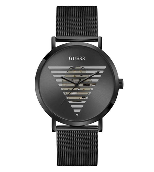 Guess GW0502G2 Analog Quartz Men Black Dial Black Stainless Steel Strap Watch