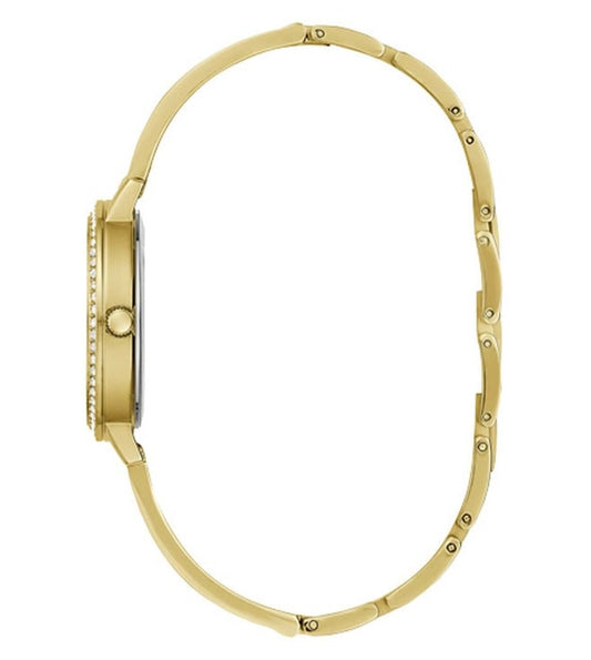 Guess GW0474L2 Analog Quartz Women Gold Dial Gold Stainless Steel Bracelet Watch