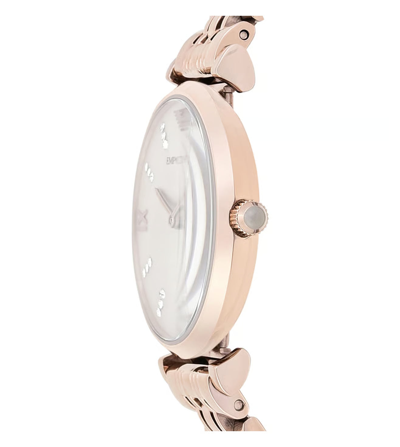 Emporio Armani AR11059 Gianni T-Bar Women's Rose Gold Stainless Steel Analog Quartz Watch 32mm | Luxury Designer Watch