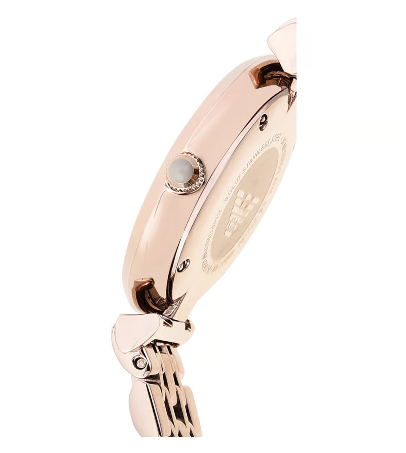Emporio Armani AR11059 Gianni T-Bar Women's Rose Gold Stainless Steel Analog Quartz Watch 32mm | Luxury Designer Watch